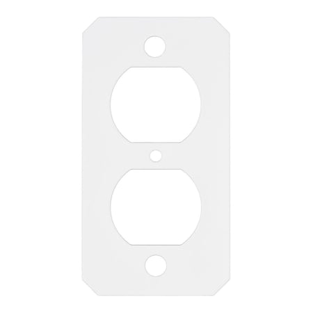 Hubbell Wiring Device-Kellems Center Sub-Plate, 1 Gang, Steel, Duplex Receptacle Cover Type S1R10CSPI